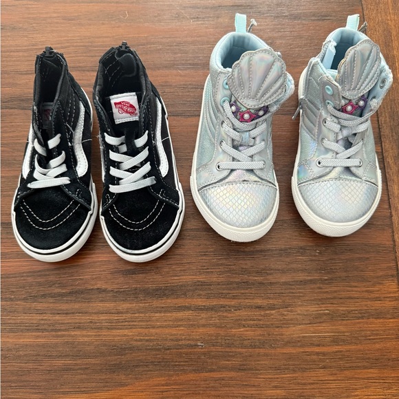 Vans Other - Toddler Girl’s Vans and Mermaid Sneakers Shoes, Lot of Two Pair Bundle, size 8